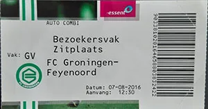 Toegangskaart FC Groningen – Feyenoord