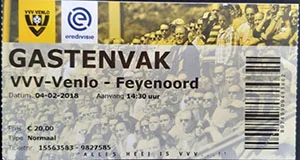 Toegangskaart VVV Venlo – Feyenoord
