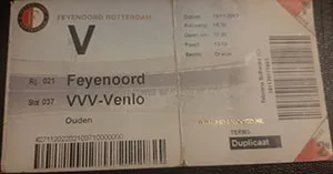 Toegangskaart Feyenoord – VVV Venlo