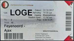 Toegangskaart Feyenoord – AFC Ajax