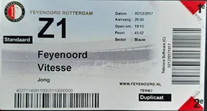 Toegangskaart Feyenoord – Vitesse