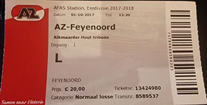 Toegangskaart AZ – Feyenoord