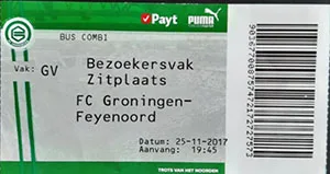 Toegangskaart FC Groningen – Feyenoord