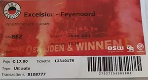 Toegangskaart Excelsior – Feyenoord