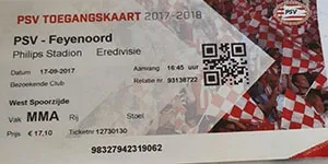 Toegangskaart PSV – Feyenoord