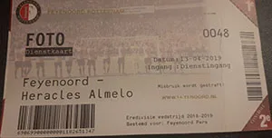 Toegangskaart Feyenoord – Heracles Almelo