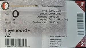 Toegangskaart Feyenoord – AZ