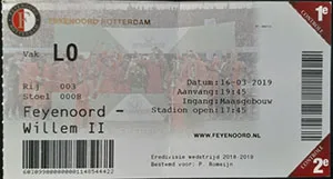 Toegangskaart Feyenoord – Willem II