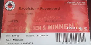 Toegangskaart Excelsior – Feyenoord