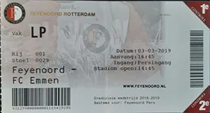 Toegangskaart Feyenoord – FC Emmen