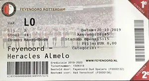 Toegangskaart Feyenoord – Heracles Almelo