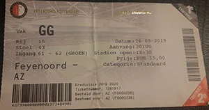 Toegangskaart Feyenoord – AZ