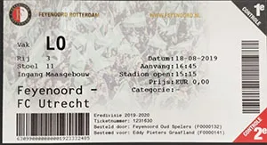 Toegangskaart Feyenoord – FC Utrecht