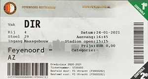 Toegangskaart Feyenoord – AZ