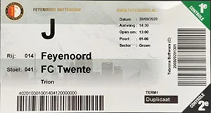 Toegangskaart Feyenoord – FC Twente