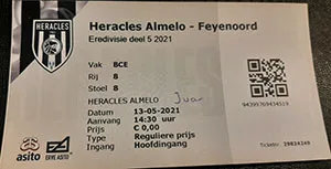 Toegangskaart Heracles Almelo – Feyenoord