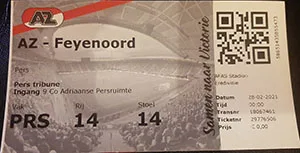Toegangskaart AZ – Feyenoord