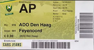 Toegangskaart ADO Den Haag – Feyenoord