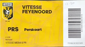 Toegangskaart Vitesse – Feyenoord