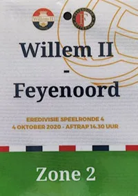 Toegangskaart Willem II – Feyenoord