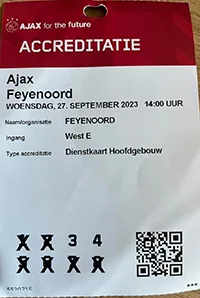 Toegangskaart AFC Ajax – Feyenoord