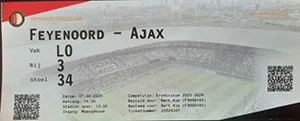 Toegangskaart Feyenoord – AFC Ajax
