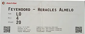 Toegangskaart Feyenoord – Heracles Almelo