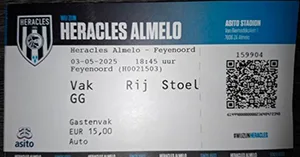 Toegangskaart Heracles Almelo – Feyenoord