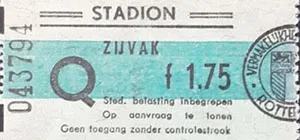 Toegangskaart Feyenoord – De Volewijckers