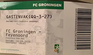 Toegangskaart FC Groningen – Feyenoord