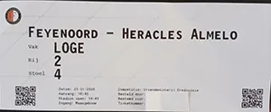 Toegangskaart Feyenoord – Heracles Almelo
