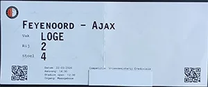 Toegangskaart Feyenoord – AFC Ajax