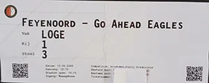 Toegangskaart Feyenoord – Go Ahead Eagles