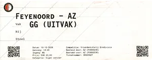 Toegangskaart Feyenoord – AZ
