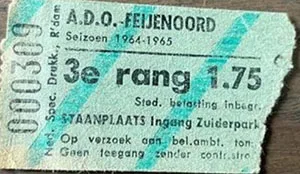 Toegangskaart ADO Den Haag – Feyenoord