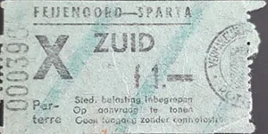 Toegangskaart Feyenoord – Sparta Rotterdam