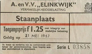 Toegangskaart Elinkwijk – Feyenoord