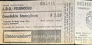 Toegangskaart ADO Den Haag – Feyenoord