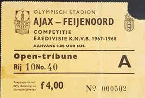 Toegangskaart AFC Ajax – Feyenoord