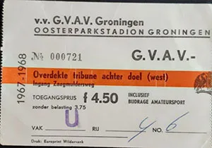 Toegangskaart GVAV – Feyenoord