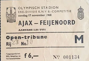 Toegangskaart AFC Ajax – Feyenoord