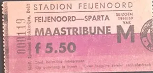 Toegangskaart Feyenoord – Sparta Rotterdam