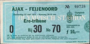 Toegangskaart AFC Ajax – Feyenoord
