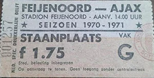 Toegangskaart Feyenoord – AFC Ajax