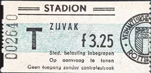 Toegangskaart Feyenoord – FC Volendam