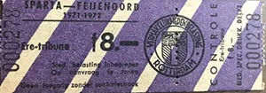 Toegangskaart Sparta Rotterdam – Feyenoord