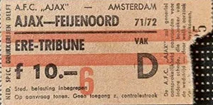 Toegangskaart AFC Ajax – Feyenoord