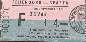 Toegangskaart Feyenoord – Sparta Rotterdam