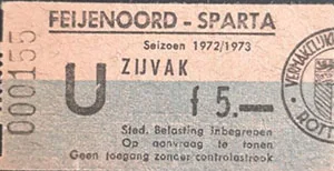 Toegangskaart Feyenoord – Sparta Rotterdam