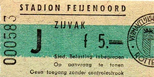 Toegangskaart Feyenoord – FC Den Bosch